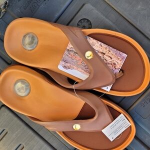 Hawaiian Jellys Slide Flip Flop Thong Flat Sandals Sz 10